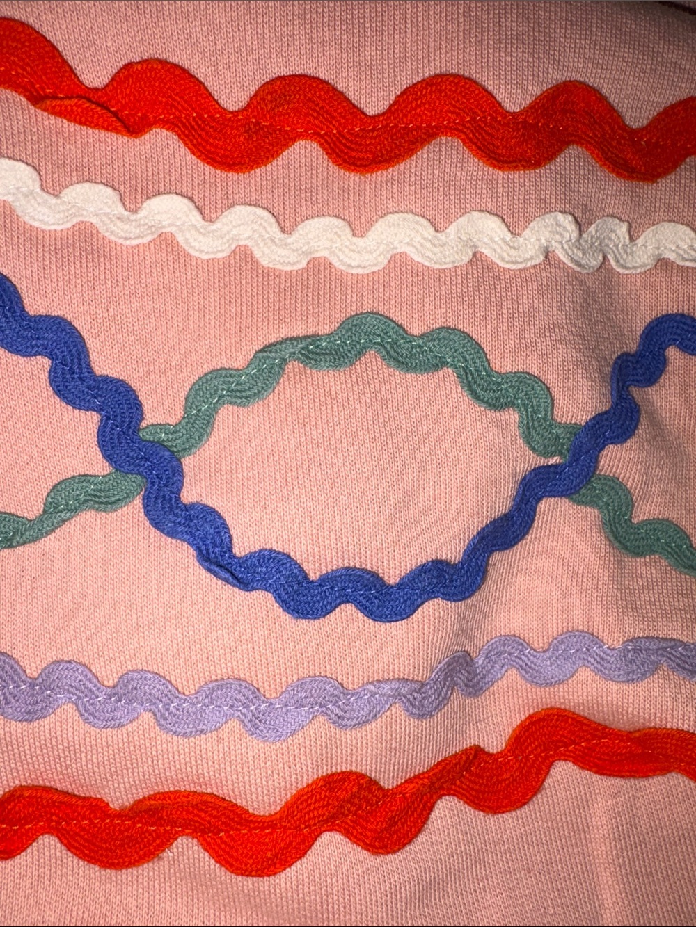 Molo Pink Ric Rac Crew Neck - Picture 5 of 5
